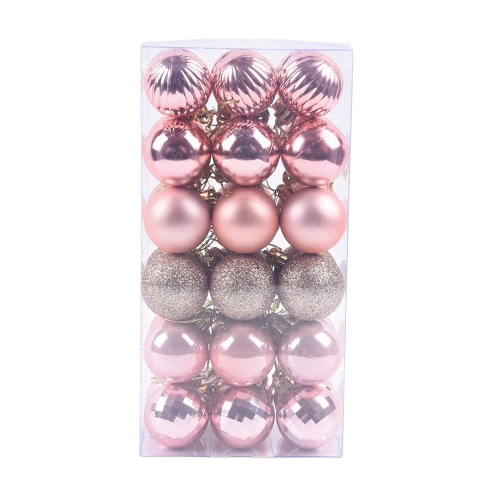 飛散防止クリスマスツリーオーナメントセット、新しいデコレーシ - Ornament Ball Set のレビューと価格