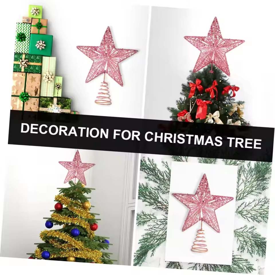 クリスマスペンタゴントップスター ツリートッパー 精巧なスタ - Star Tree Topper のレビューと価格