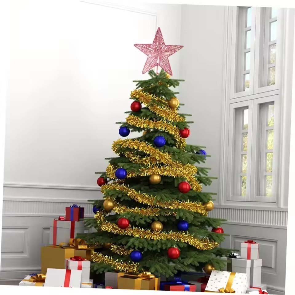 クリスマスペンタゴントップスター ツリートッパー 精巧なスタ - Star Tree Topper のレビューと価格