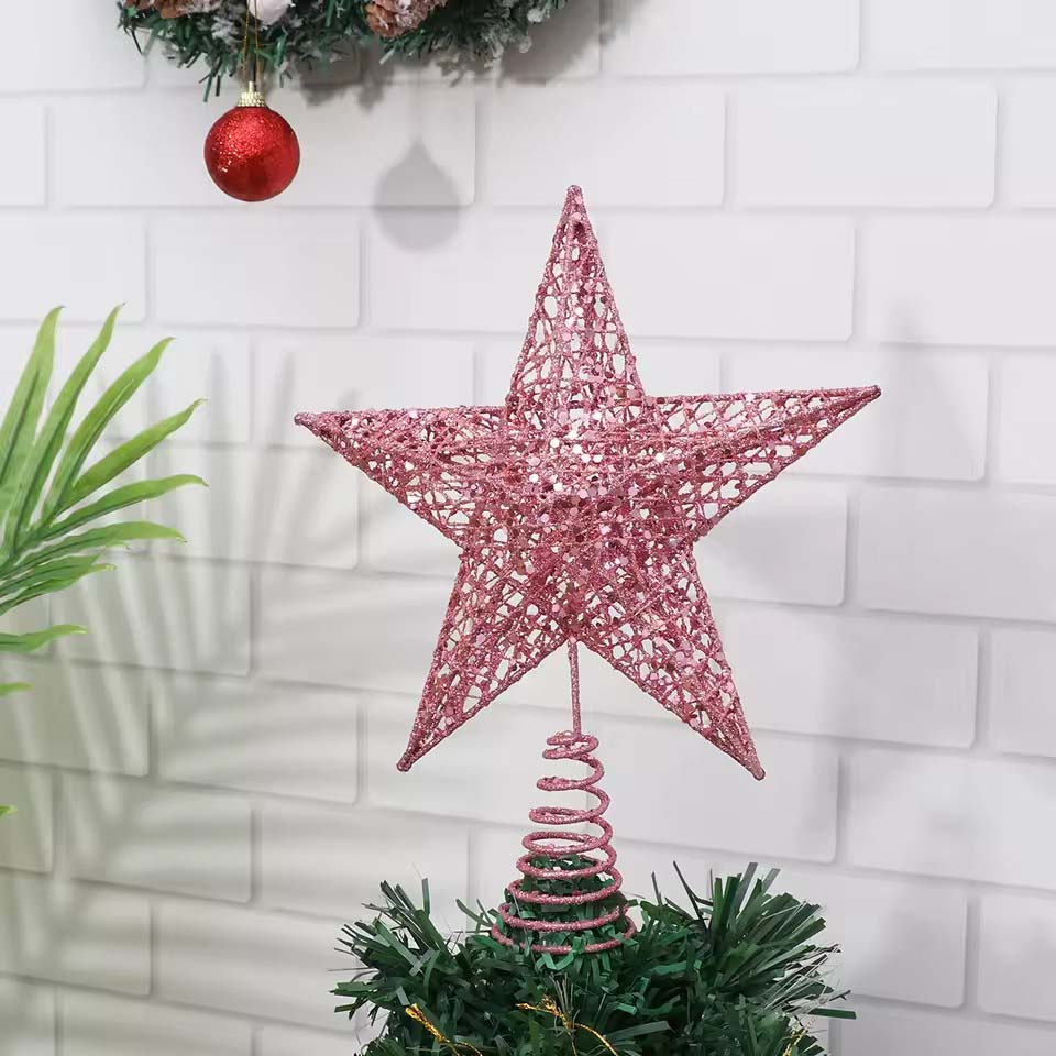 クリスマスペンタゴントップスター ツリートッパー 精巧なスタ - Star Tree Topper のレビューと価格