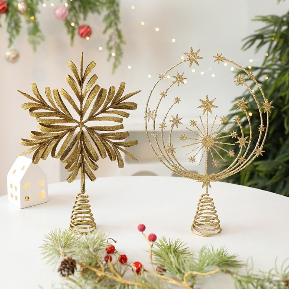 星型クリスマスツリートッパー アイアン製クリスマスデコレーシ - Star Tree Topper のレビューと価格