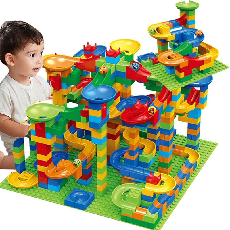 84-504 個大理石レースランブロック迷路ボールトラックお - Lego Set Creator のレビューと価格