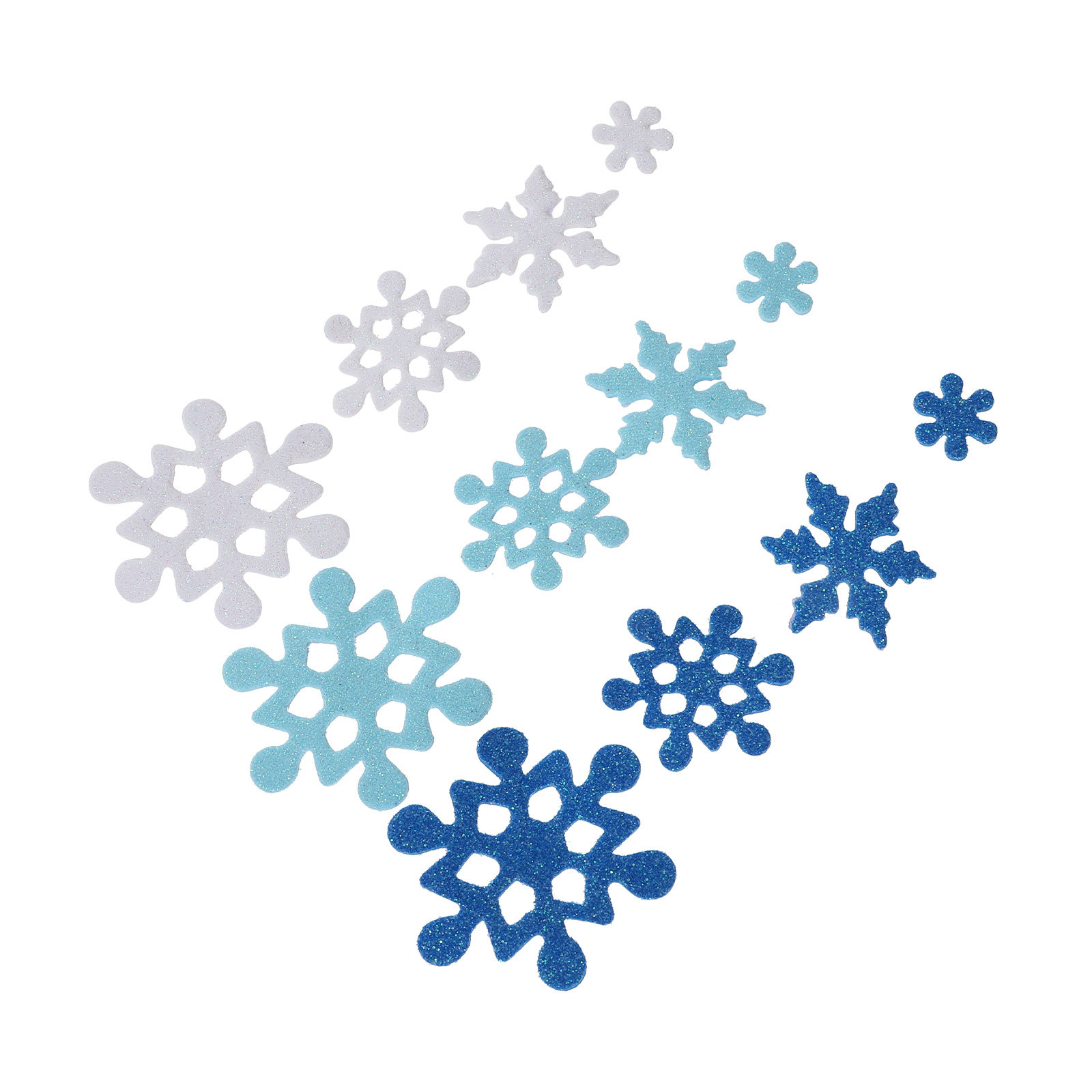 DIYフォームスノーフレークステッカー クリスマスウィンドウ - Snowflake Window Decal のレビューと価格