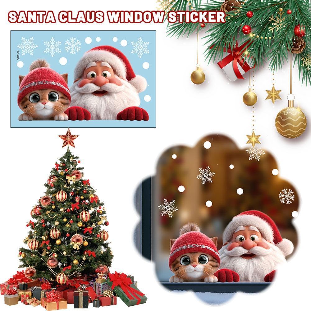 2 個クリスマスウィンドウクリングステッカークリスマスデカー - Snowflake Window Decal のレビューと価格